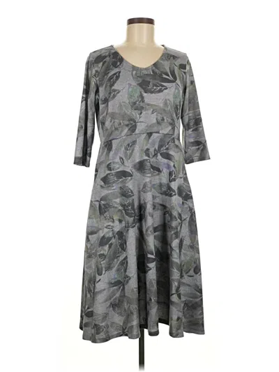 Pre-owned Coldwater Creek Casual Dress In Gray