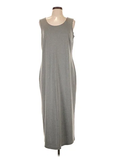 Pre-owned Coldwater Creek Casual Dress In Gray