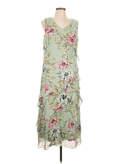 Pre-owned Coldwater Creek Casual Dress In Green