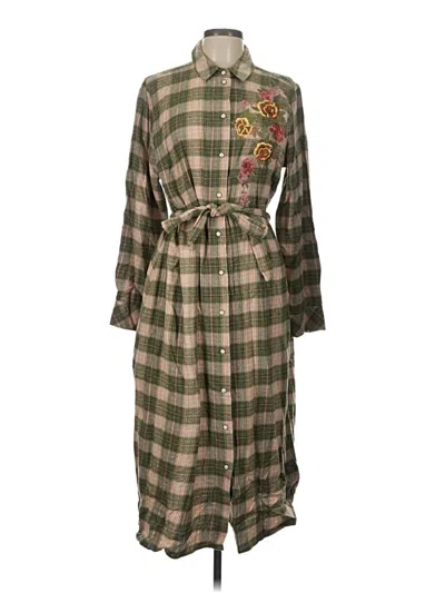 Pre-owned Coldwater Creek Casual Dress In Green