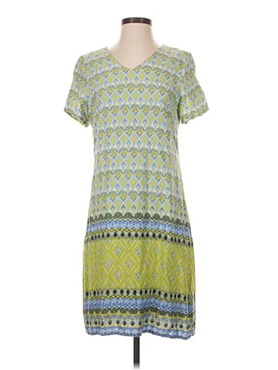 Pre-owned Coldwater Creek Casual Dress In Green