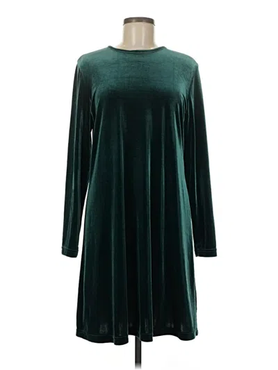 Pre-owned Coldwater Creek Casual Dress In Green