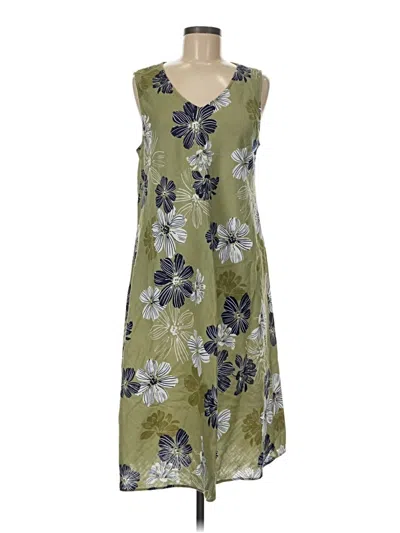 Pre-owned Coldwater Creek Casual Dress In Green