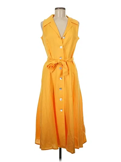 Pre-owned Coldwater Creek Casual Dress In Orange