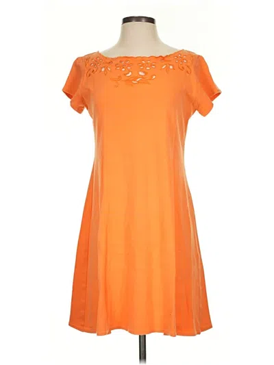 Pre-owned Coldwater Creek Casual Dress In Orange