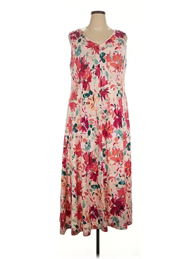 Pre-owned Coldwater Creek Casual Dress In Pink