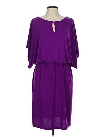 Pre-owned Coldwater Creek Casual Dress In Purple