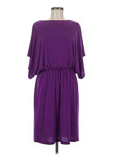 Pre-owned Coldwater Creek Casual Dress In Purple
