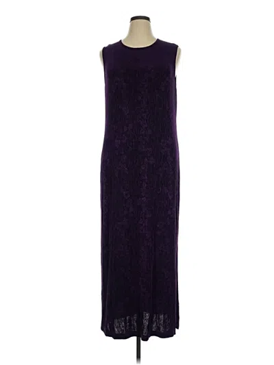 Pre-owned Coldwater Creek Casual Dress In Purple