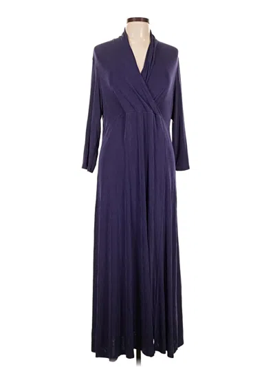Pre-owned Coldwater Creek Casual Dress In Purple