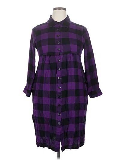 Pre-owned Coldwater Creek Casual Dress In Purple