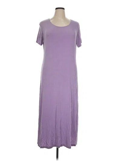 Pre-owned Coldwater Creek Casual Dress In Purple