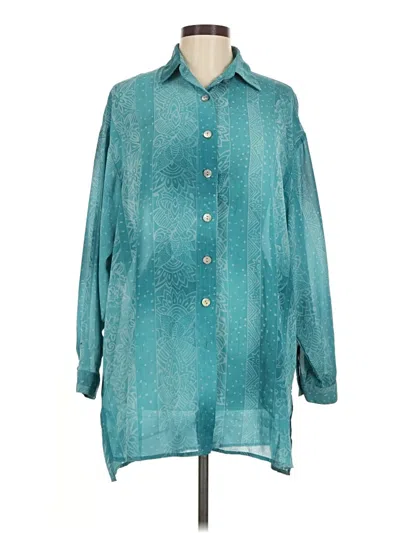 Pre-owned Coldwater Creek Casual Dress In Teal