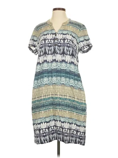 Pre-owned Coldwater Creek Casual Dress In Teal