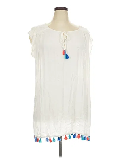 Pre-owned Coldwater Creek Casual Dress In White