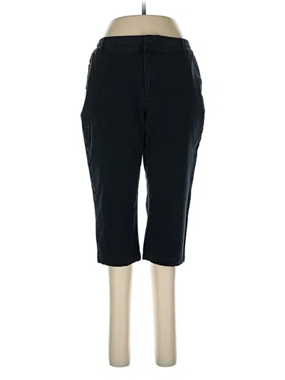 Pre-owned Coldwater Creek Casual Pants In Black