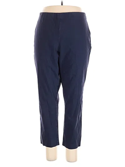 Pre-owned Coldwater Creek Casual Pants In Blue