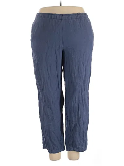 Pre-owned Coldwater Creek Casual Pants In Blue