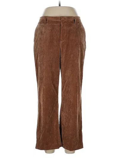 Pre-owned Coldwater Creek Casual Pants In Brown