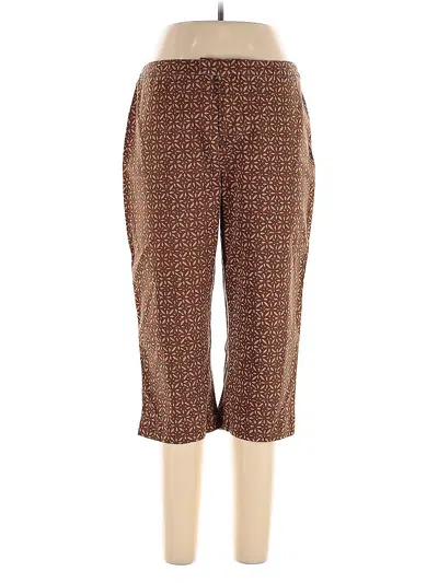 Pre-owned Coldwater Creek Casual Pants In Brown