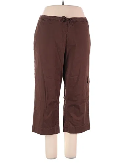 Pre-owned Coldwater Creek Casual Pants In Brown