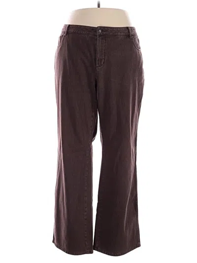 Pre-owned Coldwater Creek Casual Pants In Brown