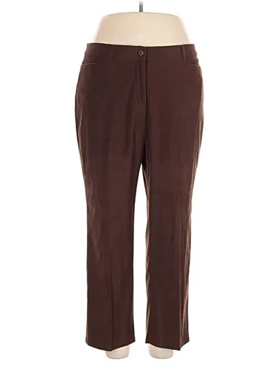 Pre-owned Coldwater Creek Casual Pants In Brown
