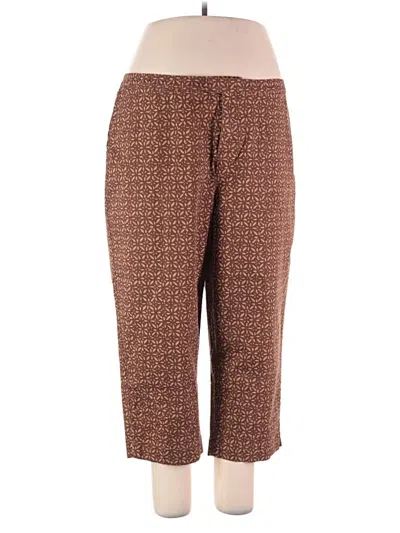 Pre-owned Coldwater Creek Casual Pants In Brown