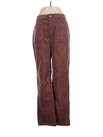 Pre-owned Coldwater Creek Casual Pants In Burgundy