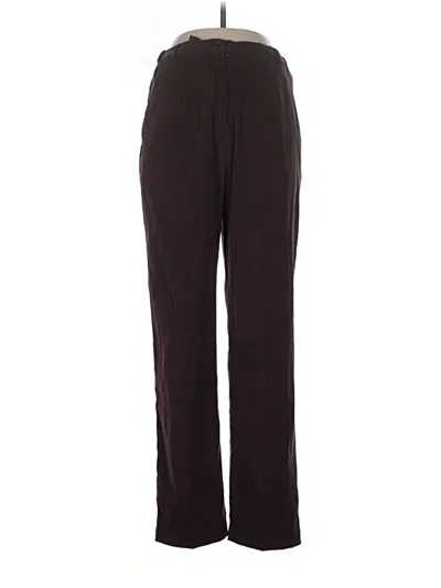 Pre-owned Coldwater Creek Casual Pants In Burgundy