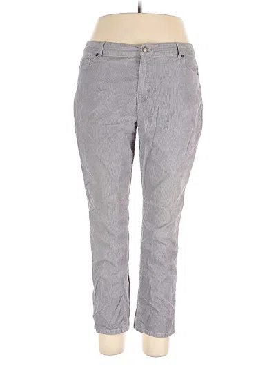 Pre-owned Coldwater Creek Casual Pants In Gray