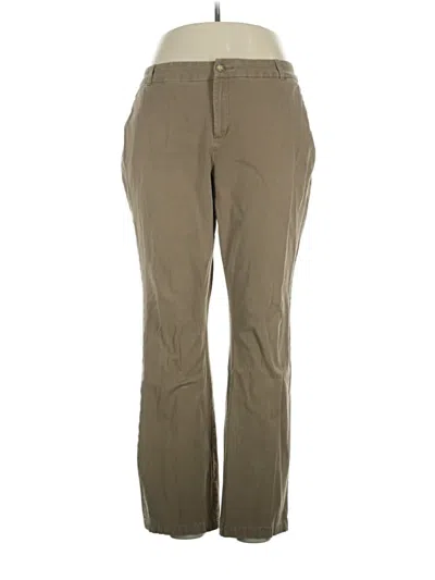 Pre-owned Coldwater Creek Casual Pants In Green