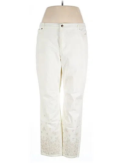 Pre-owned Coldwater Creek Casual Pants In Ivory
