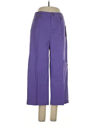 Pre-owned Coldwater Creek Casual Pants In Purple