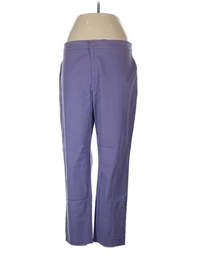 Pre-owned Coldwater Creek Casual Pants In Purple