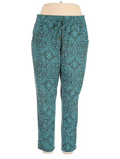 Pre-owned Coldwater Creek Casual Pants In Teal