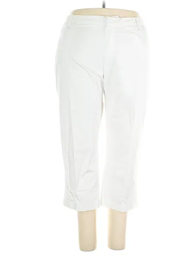 Pre-owned Coldwater Creek Casual Pants In White
