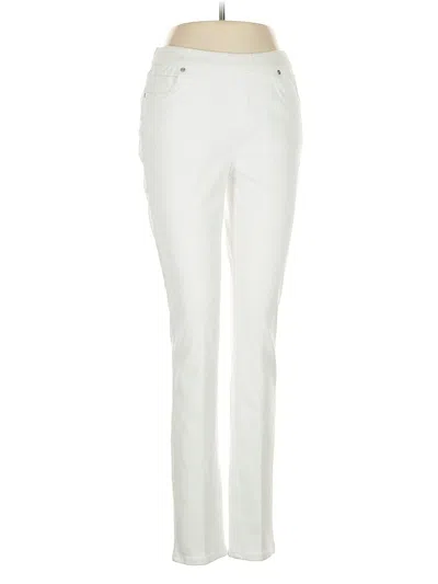 Pre-owned Coldwater Creek Casual Pants In White