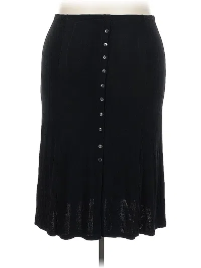 Pre-owned Coldwater Creek Casual Skirt In Black