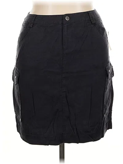 Coldwater Creek Casual Skirt In Black