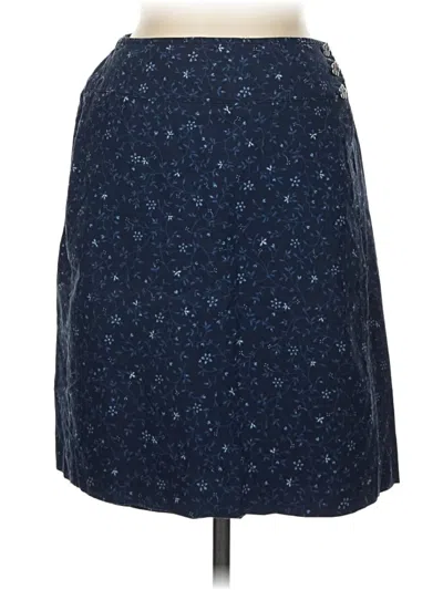 Pre-owned Coldwater Creek Casual Skirt In Blue