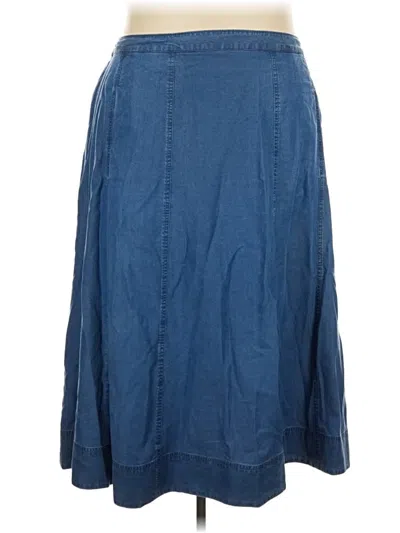 Pre-owned Coldwater Creek Casual Skirt In Blue