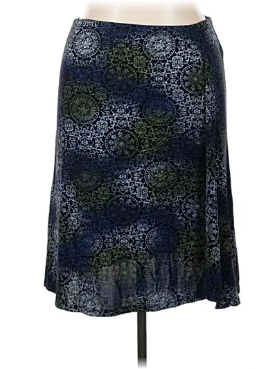 Pre-owned Coldwater Creek Casual Skirt In Blue