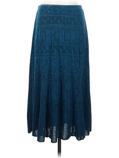 Pre-owned Coldwater Creek Casual Skirt In Blue