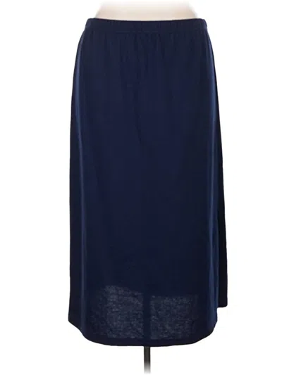 Pre-owned Coldwater Creek Casual Skirt In Blue