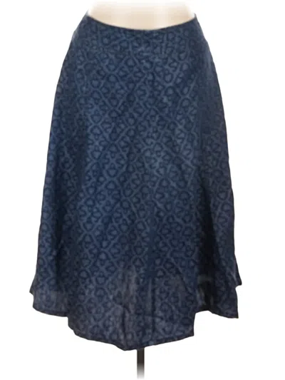 Pre-owned Coldwater Creek Casual Skirt In Blue