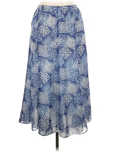 Pre-owned Coldwater Creek Casual Skirt In Blue