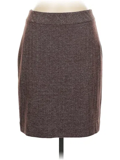 Pre-owned Coldwater Creek Casual Skirt In Brown