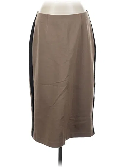 Pre-owned Coldwater Creek Casual Skirt In Brown
