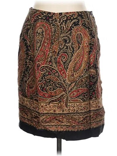 Pre-owned Coldwater Creek Casual Skirt In Brown